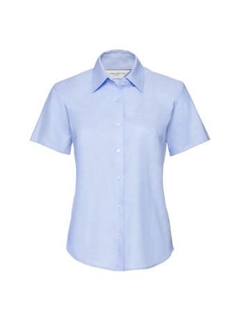 Ladies Short Sleeve Easy Care Oxford Shirt