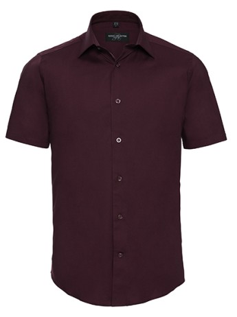 Men’s Short Sleeve Easy Care Fitted Shirt