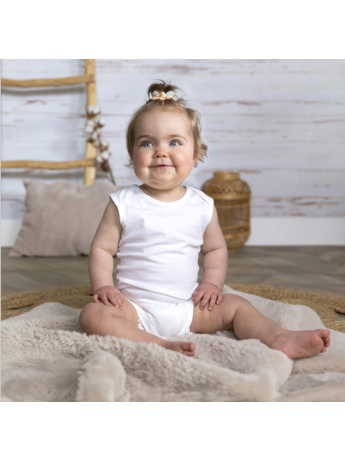 Organic Sleeveless Bodysuit