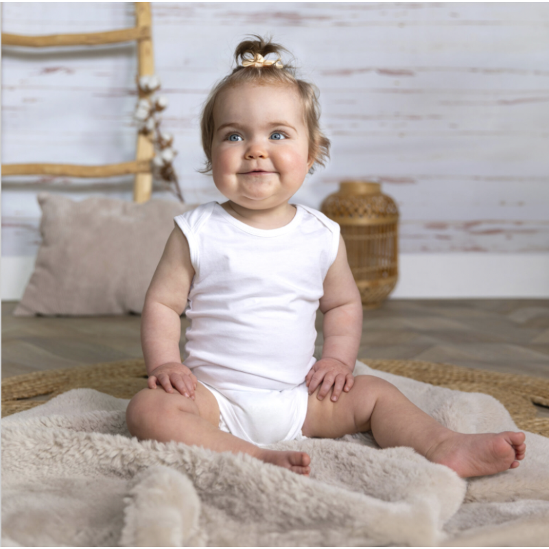 Organic Sleeveless Bodysuit
