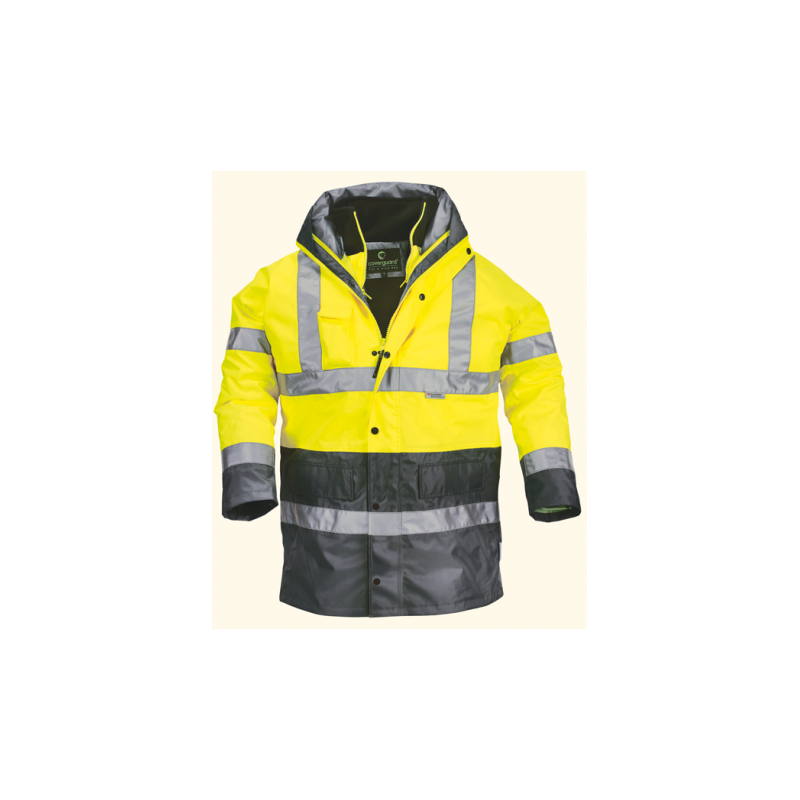 COVERGUARD HI-WAY PARKA 4-IN-1- 70592 YELLOW/GREY XL