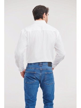 Men’s Long Sleeve PureCotton Easy Care Poplin Shirt
