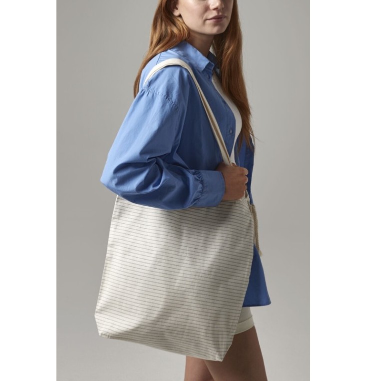 Striped Organic Cotton Tote
